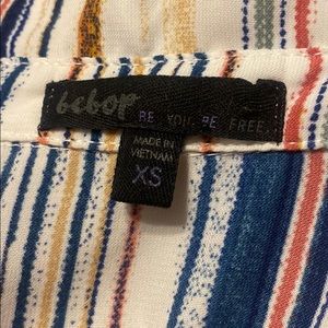Mulitcolored striped dress